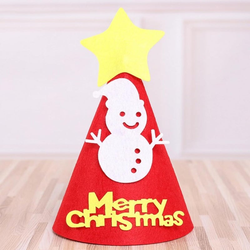 Cellcacn 5 Pcs Christmas Dog Hats Cute Cats Party Hats Pet Set Dogs Santa Hats Puppies Kittens Grooming Accessories Costumes. (Small Christmas B) - Image 3